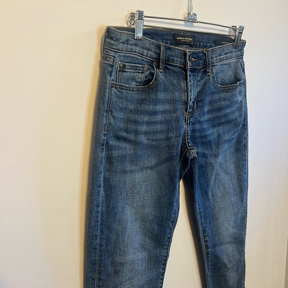 Banana republic premium denim jeans straight leg size 25 - Picture 2 of 8